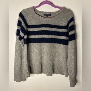 SWTR Gray Crewneck Wool & Cashmere blend pullover sweater size medium